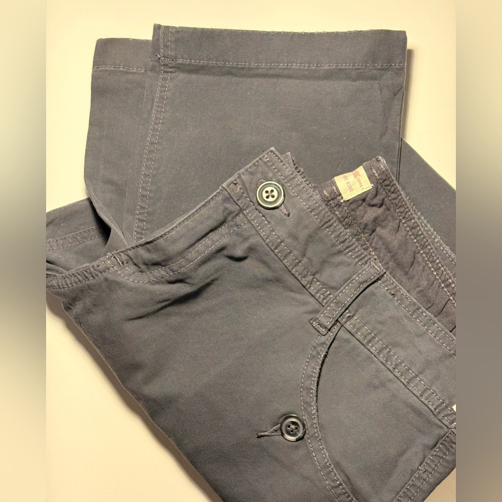 Women’s Dark Blue-Gray Casual Pants